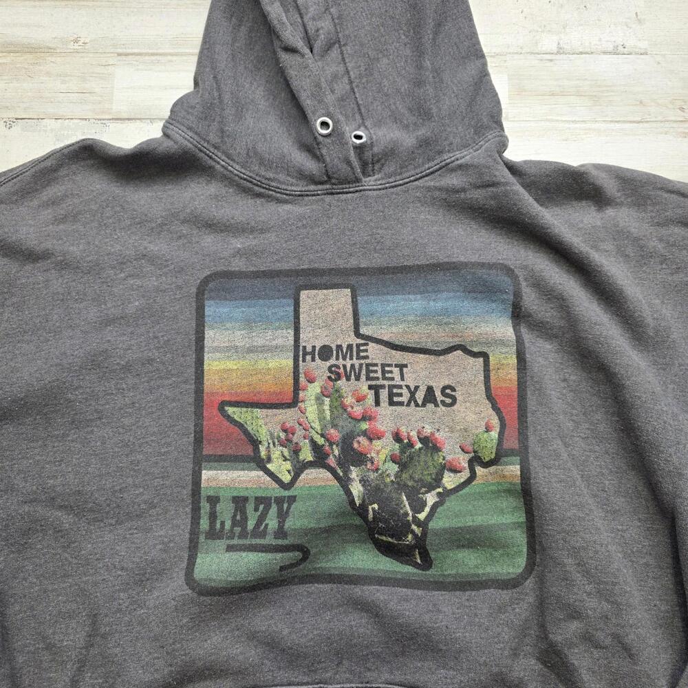 Home Sweet Texas Lazy J Ranch Adult XL Hoodie Sweatshirt